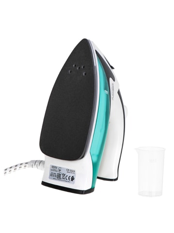 Adler Żelazko turystyczne w kolorze biało-czarno-turkusowym