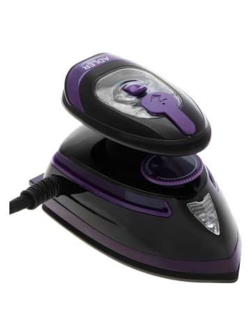 Adler Żelazko podróżne "AD 5049" w kolorze czarno-fioletowym