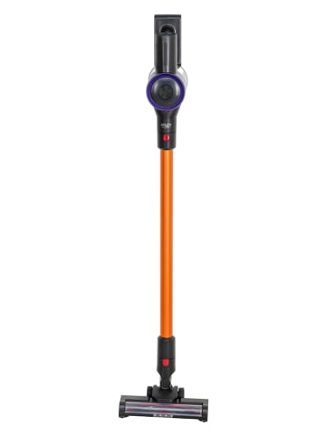 Adler Akku-Staubsauger in Schwarz/ Orange
