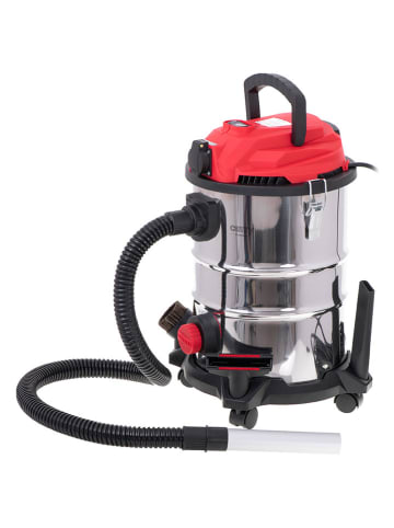 Adler Industriestaubsauger "CR 7045" in Silber/ Rot