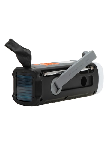 Adler Solar-noodradio zwart