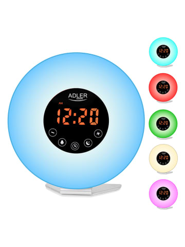 Adler Budzik w kolorze białym