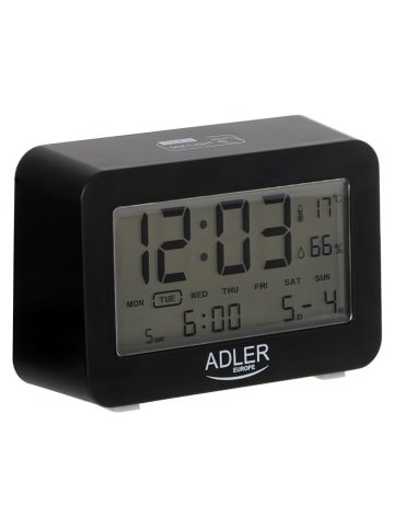 Adler Digitaler Wecker in Schwarz
