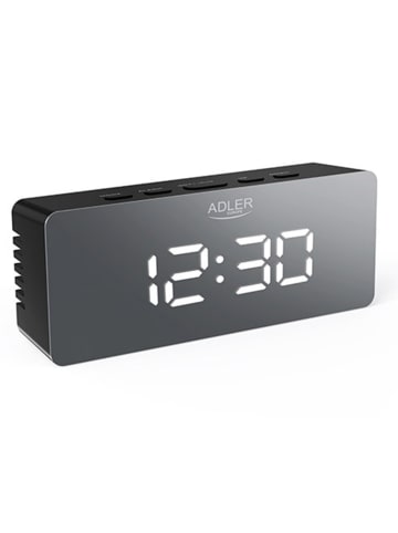 Adler Digitaler Wecker in Schwarz