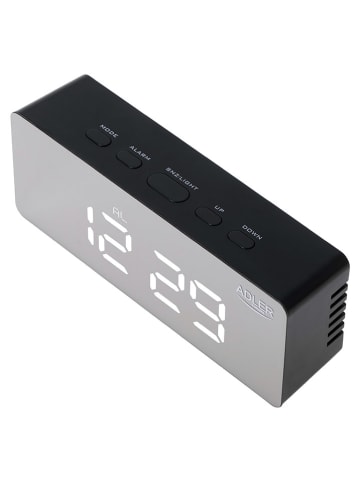 Adler Digitaler Wecker in Schwarz