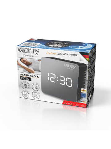 Adler Digitaler Wecker in Grau