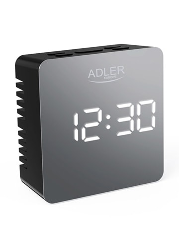 Adler Digitaler Wecker in Grau