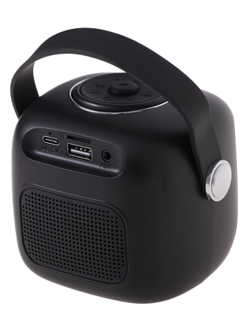 Adler Karaoke-Lautsprecher mit Mikrofon in Schwarz