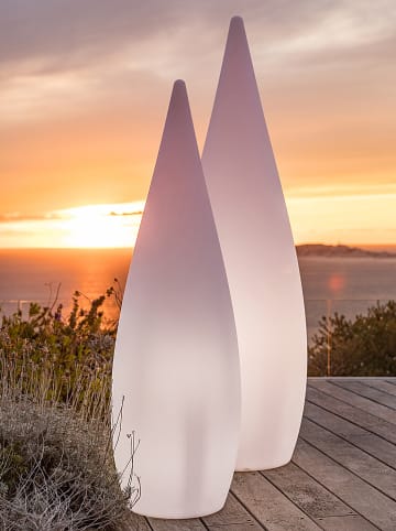 lumisky Lampa zewnętrzna "Classy" w kolorze białym - wys. 120 cm