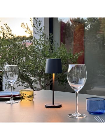 lumisky Lampa stołowa LED "Kelly Mini" w kolorze szarym - wys. 21,6 x Ø 8,2 cm