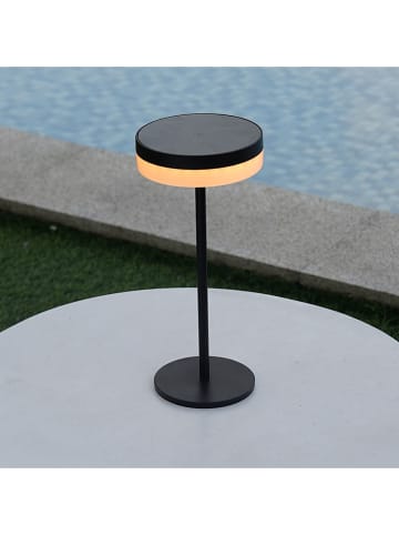 lumisky Solarna lampa stołowa "Vivia Mini" w kolorze czarnym - wys. 27,2 x Ø 15,5 cm