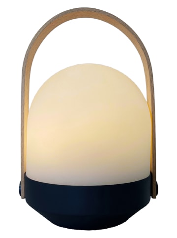 lumisky Lampa solarna LED "Aura" w kolorze biało-czarnym - wys. 27 x Ø 18 cm