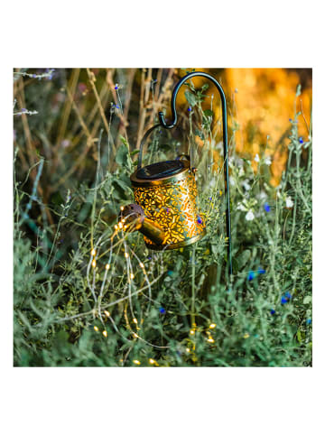 lumisky Lampa solarna LED "Arrosy" w kolorze złotym na trzonku - 24 x 78 x 10 cm