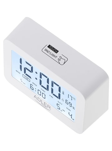 Adler Digitale wekker wit