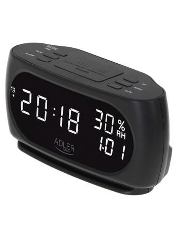 Adler Digitale klok zwart