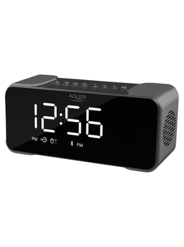 Adler Digitale wekkerradio zwart