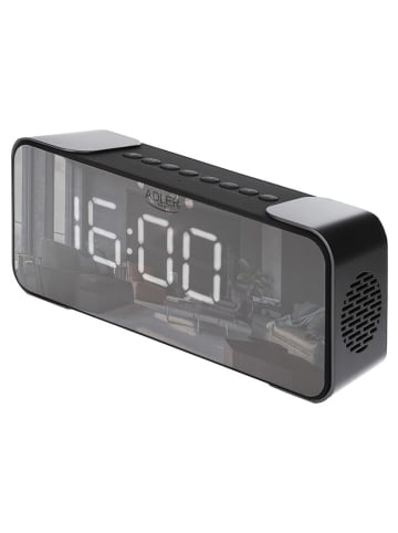 Adler Digitale wekkerradio zwart