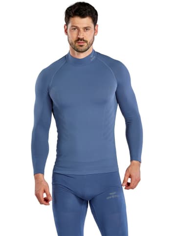 Maier Sports Funktionslongsleeve in Blau