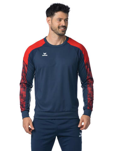 eksept Sweatshirt "Evo Star" in Dunkelblau/ Rot