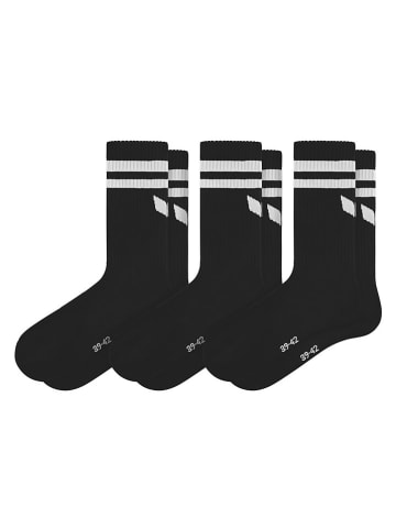 erima 3er-Set: Socken "Wings" in Schwarz