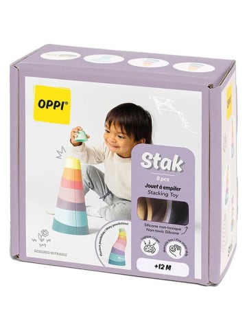 OPPI Motorikspielzeug "Stapelturm" - ab 12 Monaten