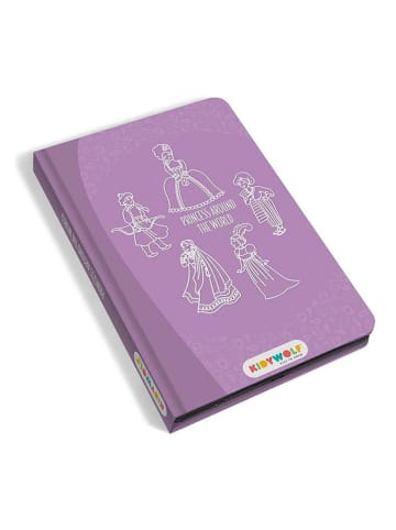 KIDYWOLF Leuchtende Maltafel "Prinzessin" in Lila - (B)16 x (H)22 x (T)2 cm - ab 5 Jahren