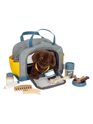 small foot Hund mit Tasche und Pflege-Set in Braun - ab 2 Jahren