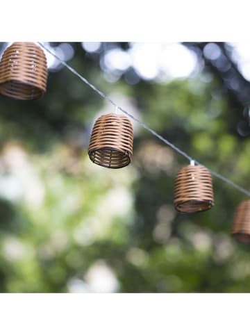 lumisky LED-Solar-Lichtergirlande "Formentera" in Hellbraun - (L)800 cm