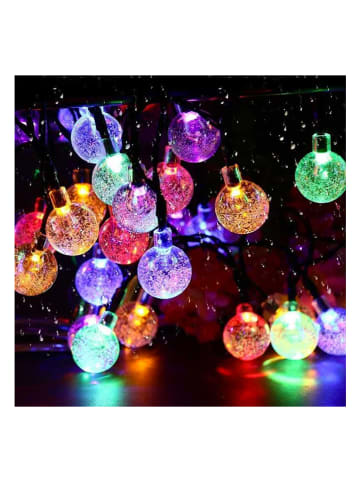 lumisky Ledsolarlichtguirlande "Festy" meerkleurig - (L)580 cm