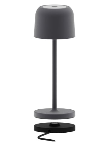 lumisky Lampa stołowa LED "Sophia" w kolorze czarnym - Ø 7,5 x wys. 20 cm