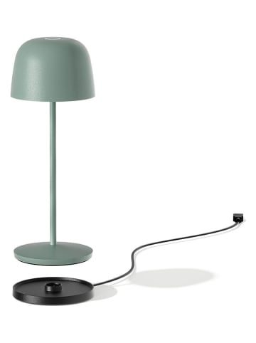 lumisky Lampa stołowa LED "Sophia" w kolorze zielonym - wys. 28 x Ø 11 cm