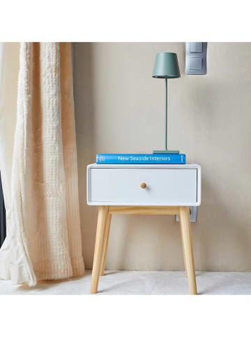 lumisky Lampa zewnętrzna LED "Kelly" w kolorze khaki - wys. 38 x Ø 10 cm