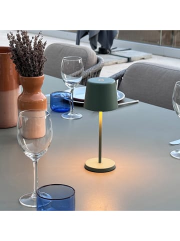 lumisky Ledtafellamp "Kelly Mini" kaki - (H)21,6 x Ø 8,2 cm