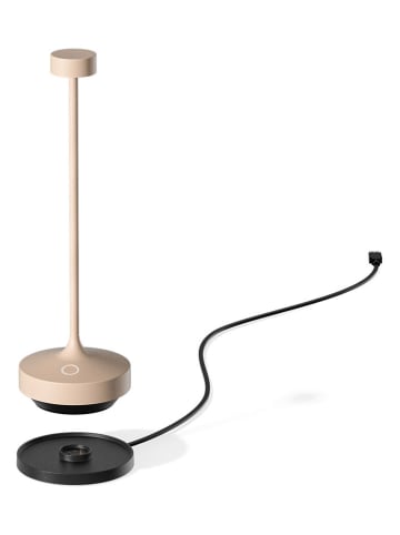 lumisky LED-Tischleuchte "Ruby" in Creme - (H)22 x Ø 7,5 cm