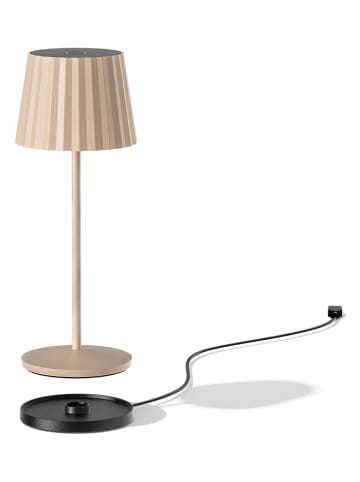 lumisky Lampa stołowa LED "Abby" w kolorze kremowym - wys. 29 x Ø 11 cm