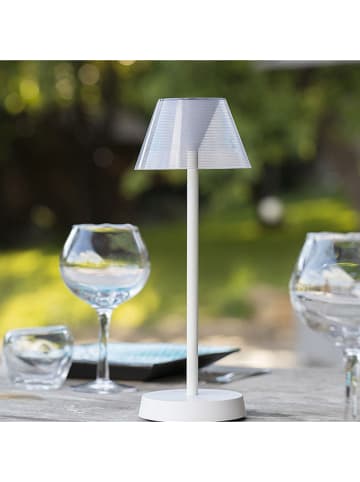 lumisky LED-Außenleuchte "Beverly" in Weiß - (H)35 x Ø 13 cm