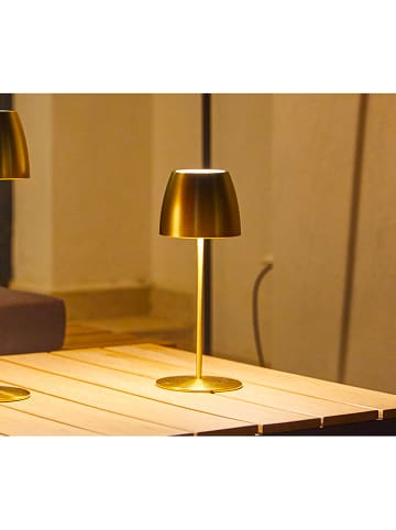 lumisky Lampa stołowa LED "Orlum" w kolorze złotym - Ø 12 x wys. 30 cm