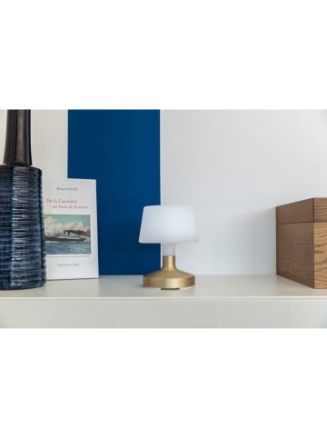 lumisky Lampa zewnętrzna LED w kolorze biało-złotym - wys. 21 x Ø 16 cm