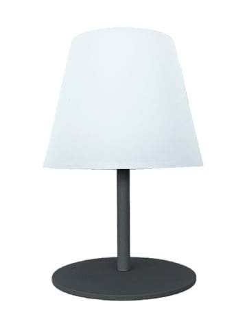 lumisky Lampa stołowa LED "Twins" w kolorze szaro-białym - wys. 16 x Ø 10 cm