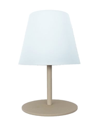 lumisky Ledtafellamp "Twins" beige/wit - Ø 10 x (H)16 cm