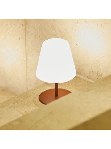 lumisky Lampa stołowa LED "Twins" w kolorze pomarańczowo-białym - wys. 16 x Ø 10 cm