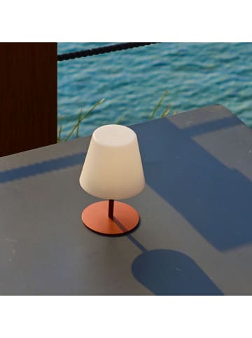 lumisky LED-Tischleuchte "Twins" in Terrakotta/ Weiß - Ø 10 x (H)16 cm