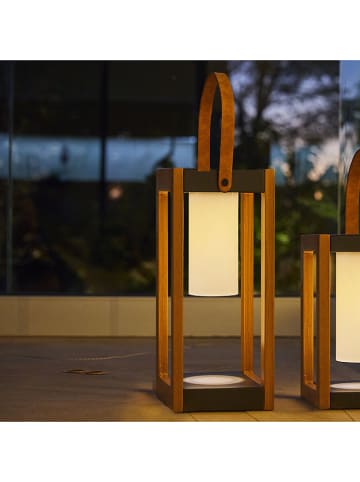 lumisky Lampion solarny LED "Seraphina Tall" w kolorze brązowym - 20 x 58 x 20 cm