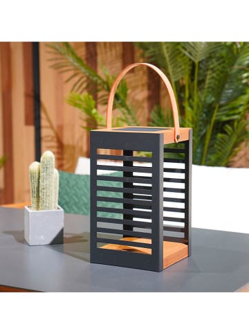 lumisky Lampion solarny "Ferian" w kolorze brązowym - 20 x 35 x 20 cm