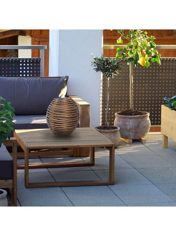 lumisky LED-Solarleuchte "Raffy" in Hellbraun - (H)33 cm