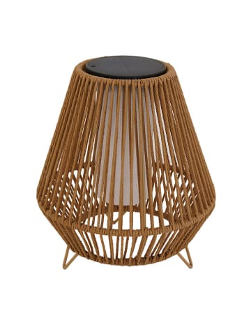 lumisky Lampion solarny "Salomea" w kolorze jasnobrązowym - wys. 35 x Ø 30 cm