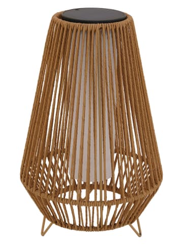 lumisky Lampion solarny "Salomea" w kolorze jasnobrązowym - wys. 47 x Ø 30 cm