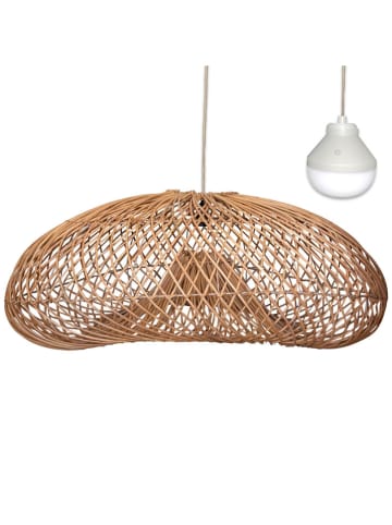 lumisky Lampa zewnętrzna LED "Sevia" w kolorze jasnobrązowym - 80 x 35 x 60 cm