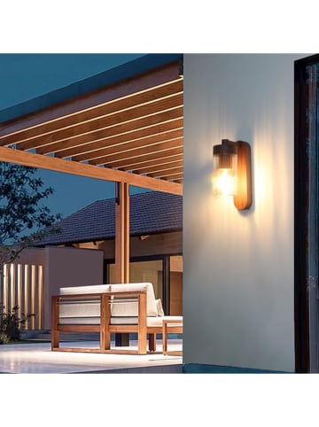 lumisky Lampa zewnętrzna "Clara" w kolorze brązowym - 20 x 24 x 18,5 cm