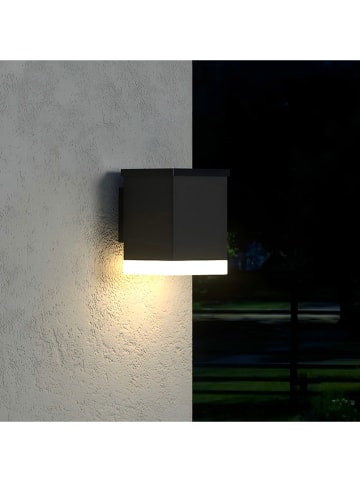 lumisky LED-solar buitenlamp ''Solarbox'' zwart - (B)10,5 x (H)11,5 x (D)8,4 cm